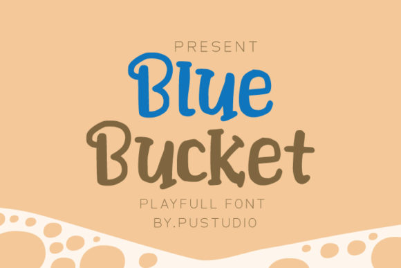 Blue Bucket: A Fresh Font for Bold Creative Projects