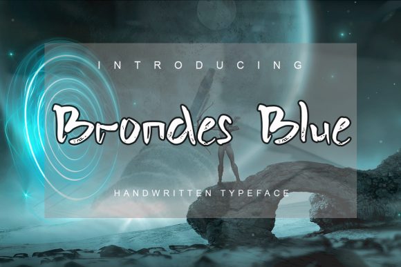 Brondes Blue: The Friendly Display Font for Creative Projects