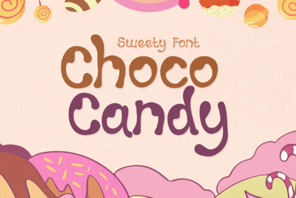 Choco Candy: A Playful Display Font for Engaging Visual Projects