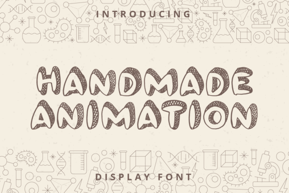 Handmade Animation: The Quirky Font for Creative Projects