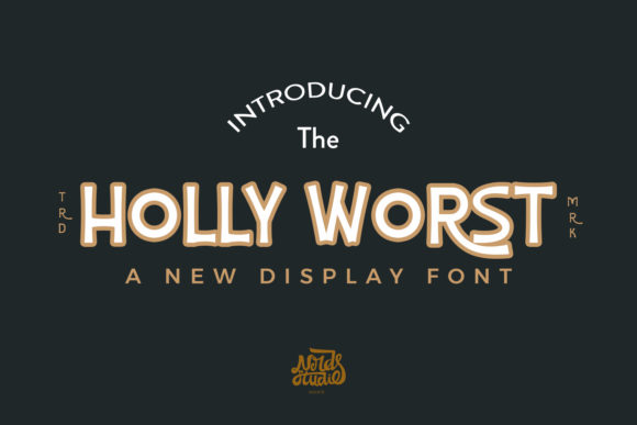 Holly Worst: A Vintage Display Font for Bold Branding