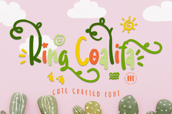 King Coalifa: The Cute Crafted Display Font That Brings Projects to Life
