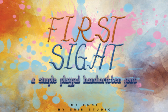 Make Your Designs Stand Out with First Sight, a Stylish and Unique Display Font