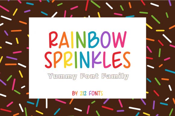 Rainbow Sprinkles: The Playful Font for Creative Projects