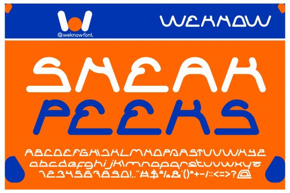 Sneak Peeks: The Bold Display Font for Modern Branding