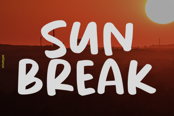 Sunbreak: The Relaxed Chunky Font for Urban Design