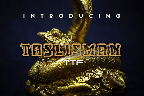 Talisman: The Sharp Display Font for Bold Designs