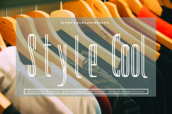 Unveiling Style Cool: A Modern Display Typeface for Distinctive Design