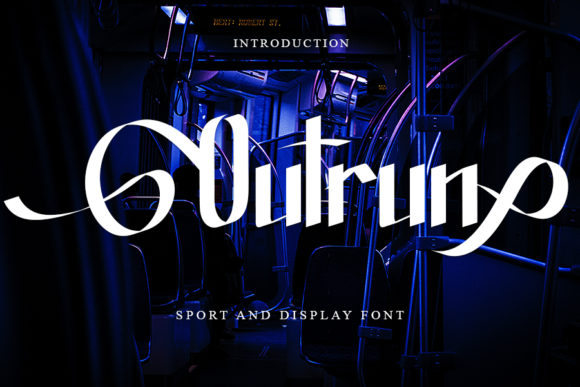 Why Outrun Is the Ultimate Display Font for Modern Designers