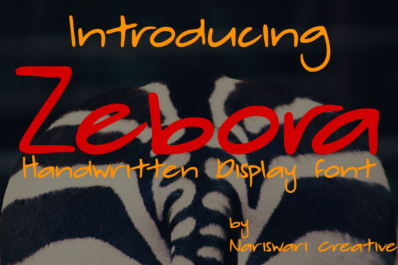 Zebora: The Modern Display Font for Bold Designs